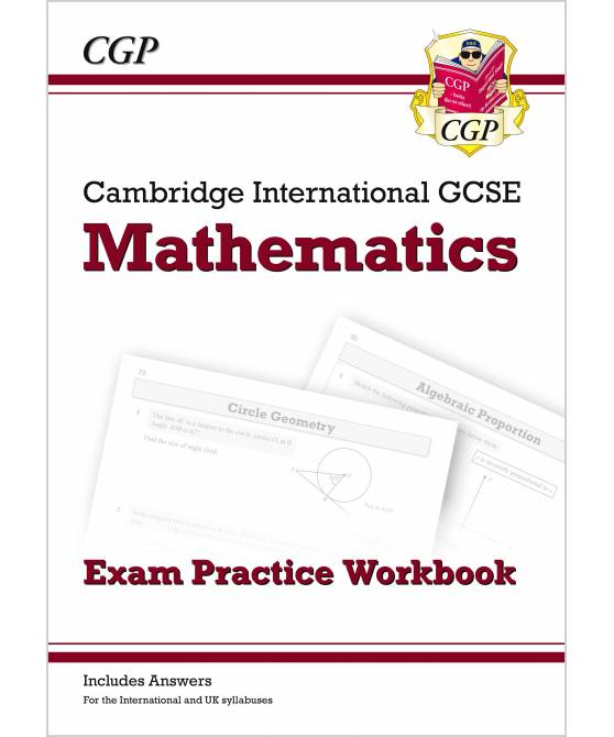 Cambridge International GCSE Maths Exam Practice Workbook - Core & Extended  (For Exams in 2024)