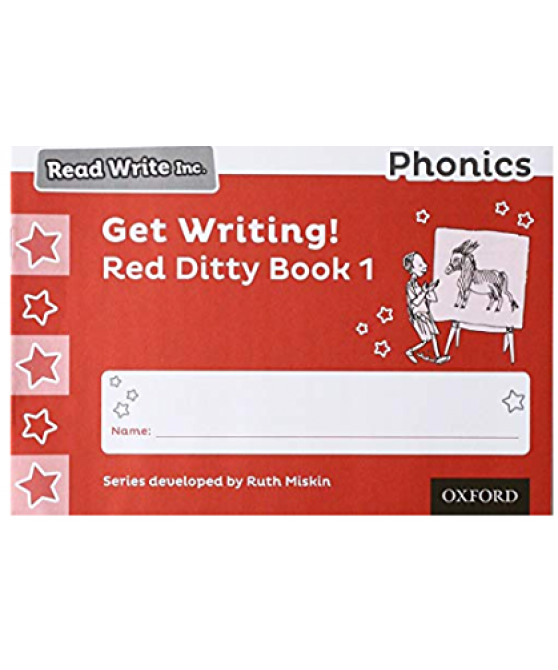 Read Write Inc. Phonics: Get Writing! Red Ditty Book 1 , Pack of 10