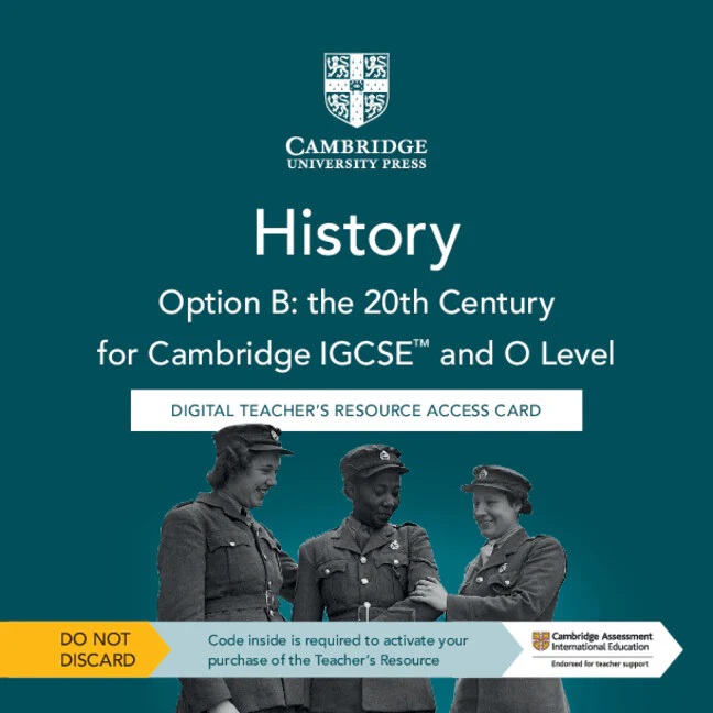 9781009289603 Cambridge IGCSE and O Level History Option B