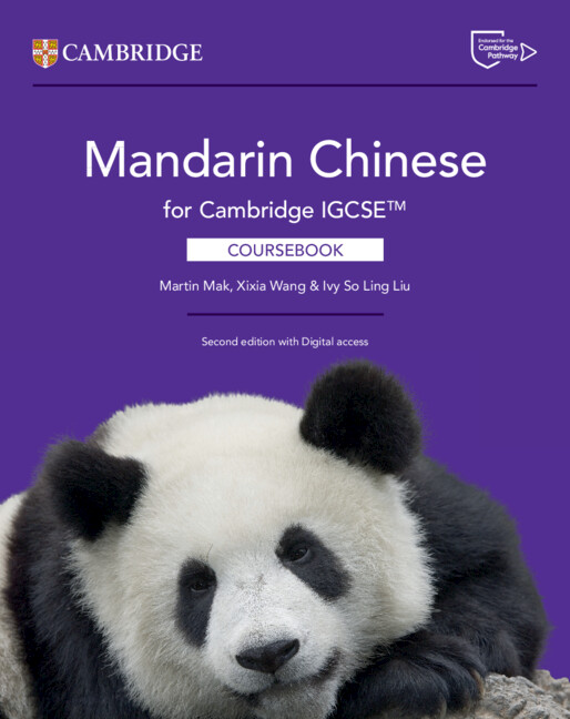 9781009826341 Mandarin Chinese for IGCSE Coursebook
