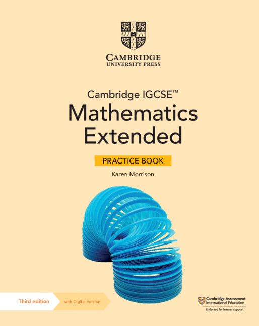9781009297974 Cambridge IGCSE Mathematics Extended Practice Book